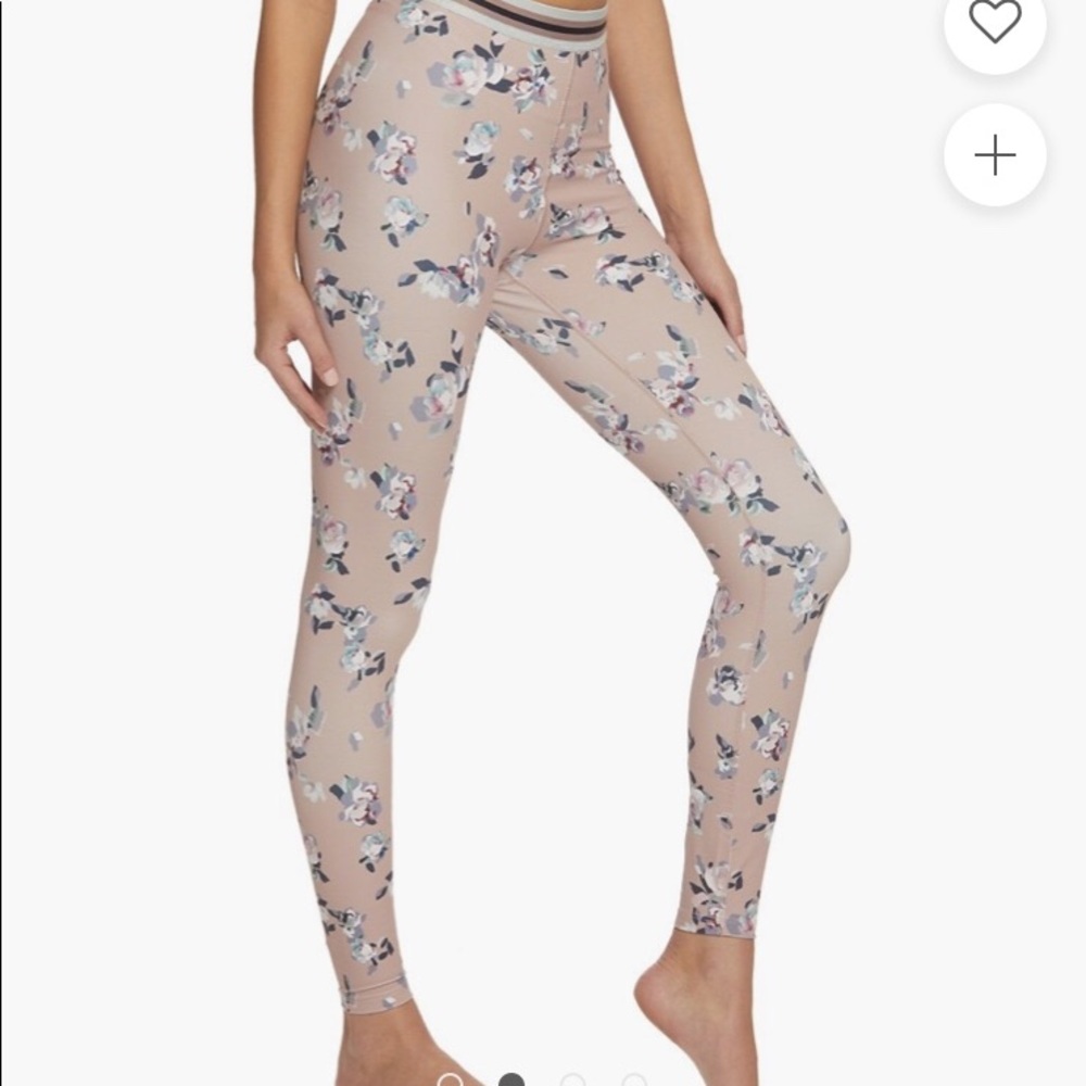 Beyond Yoga Floral Blush Leggings